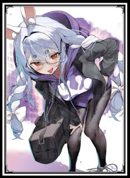 画像1: スリーブ『兎田ぺこら黒パーカー』 (1)