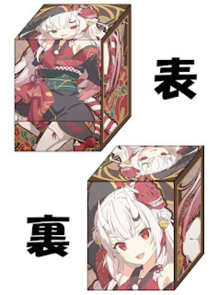 画像1: デッキケース『ミュシャ風百鬼あやめ』 (1)