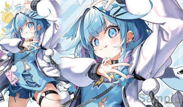 画像1: プレイマット「水宮枢」 (1)