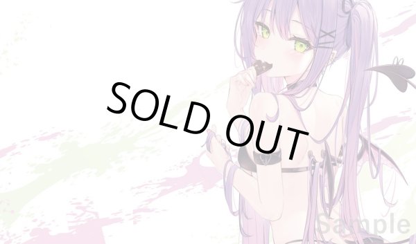 画像1: プレイマット「常闇トワ2」 (1)