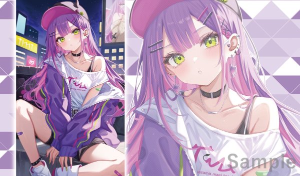 画像1: プレイマット「常闇トワ3」 (1)