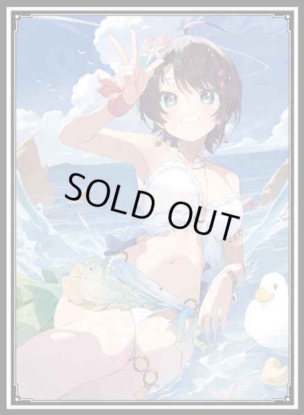 画像1: スリーブ『大空スバル水着』60枚 (1)