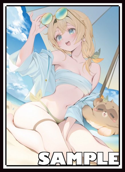 画像1: スリーブ『サンパン/風真いろは水着』60枚 (1)