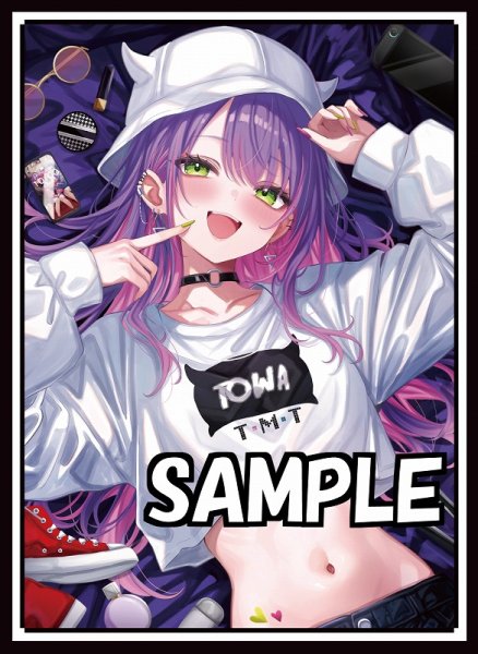 画像1: スリーブ『サンパン/常闇トワ私服』60枚 (1)