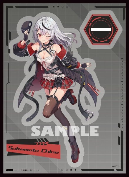 画像1: スリーブ『サンパン/沙花叉クロヱアクスタ風』60枚 (1)