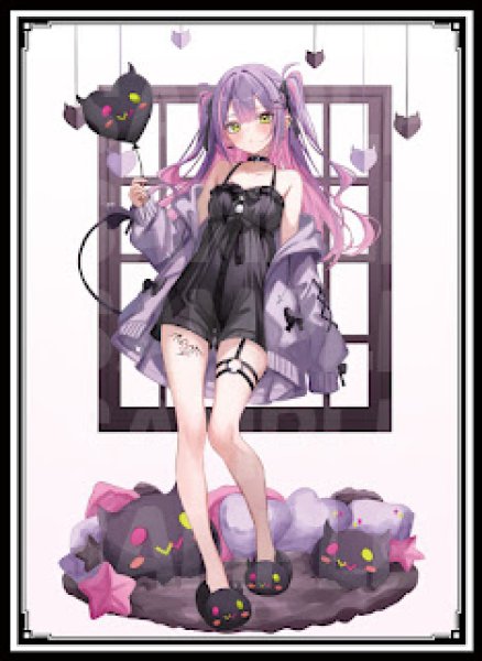 画像1: スリーブ『常闇トワアクスタ風』60枚 (1)