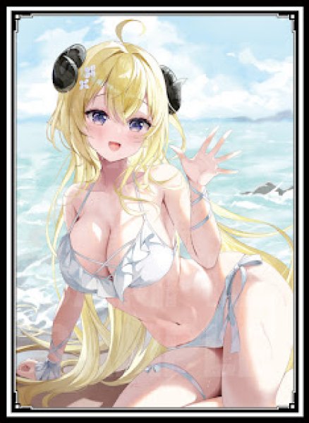 画像1: スリーブ『角巻わため水着』60枚 (1)