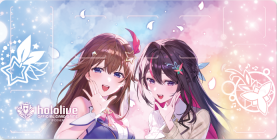 ホロカ　スリーブ　プレイマット　ときのそら&AZKi　莉々華　トワ＆ラプラス オフィシャルホロカラバーマット EX vol.2『ときのそら&AZKi』 販売