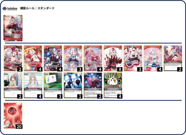 百鬼あやめデッキ 販売ページ｜ホロライブカード通販｜高価買取も実施