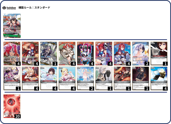 ミオ・ハコスデッキ 販売ページ｜ホロライブカード通販｜高価買取も